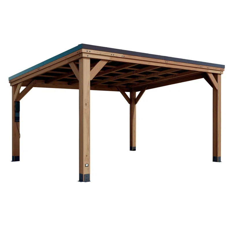 Backyard Discovery Backyard Discovery 14 X 12 Arcadia Sloped Roof Gazebo