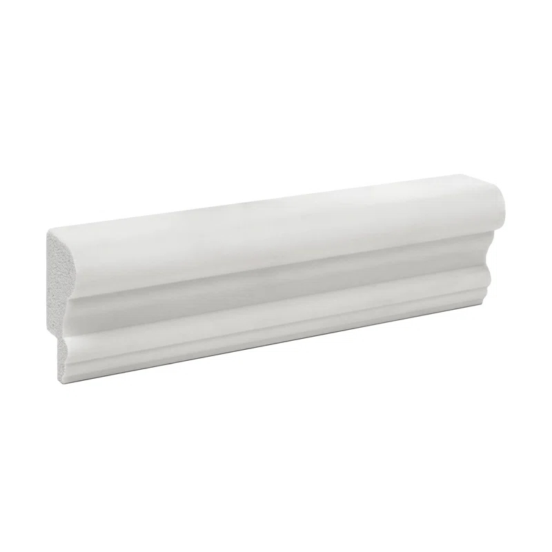 Architectural Products by Outwater L.L.C. 1 in x 1-3/4 in x 6 in Long Recycled Polystyrene Cap Panel Moulding Sample | Wayfair