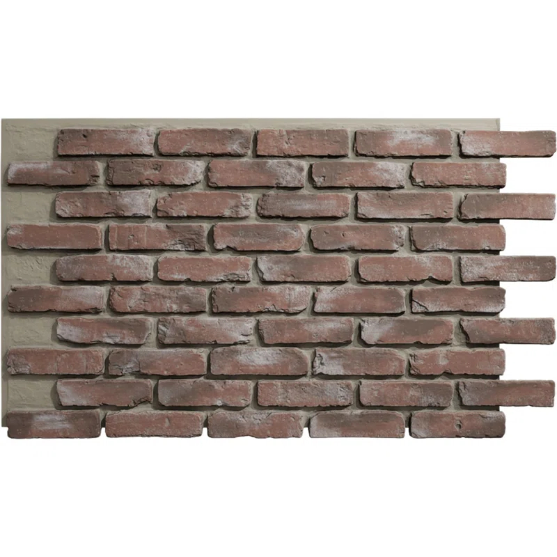 Ekena Millwork EverStone Aged Brick Faux Brick Panel