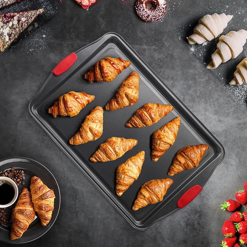 Joytable Non-Stick Carbon Steel 2 Piece Baking Sheet Set