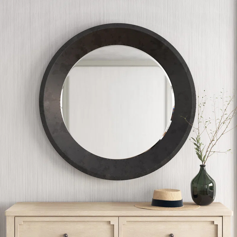 Birch Lane™ Carey Metal Flat Wall Mirror