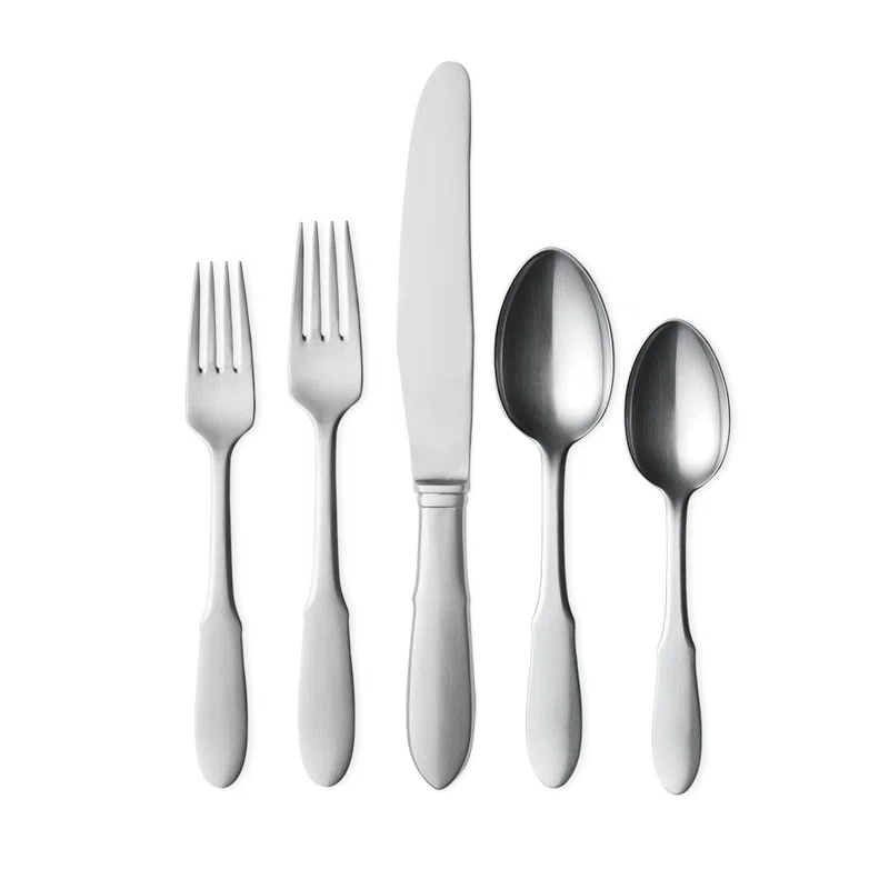 Mitra 5 Piece Flatware Set, Service for 1