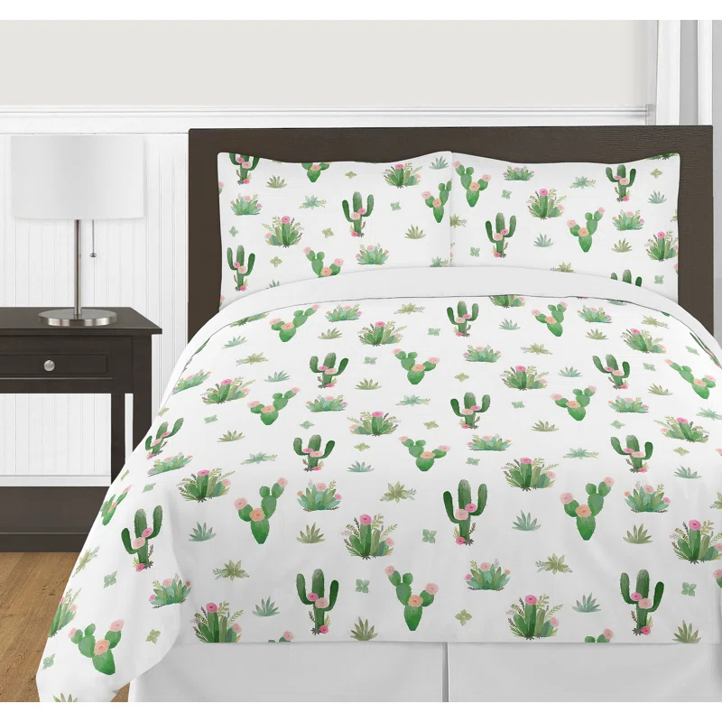 Sweet Jojo Designs Cactus Floral Sheet Set