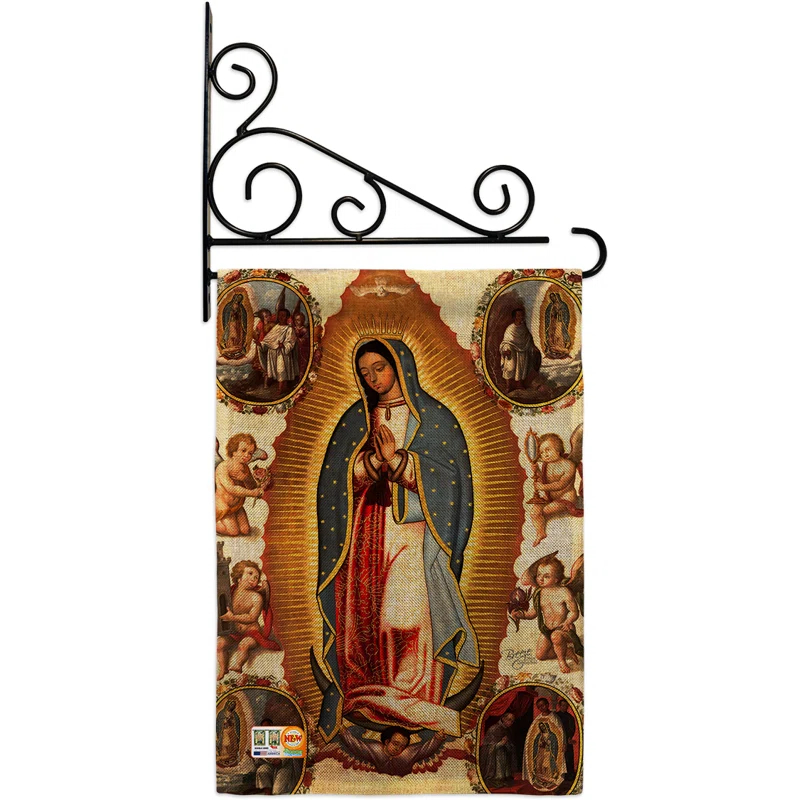 Breeze Decor Double Sided 18.5'' H x 13'' W Burlap Easter Garden Flag