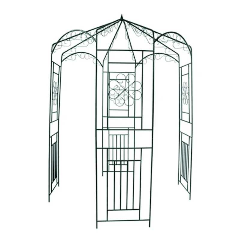 Winston Porter Anastashia 63" W Metal Arbor in Green