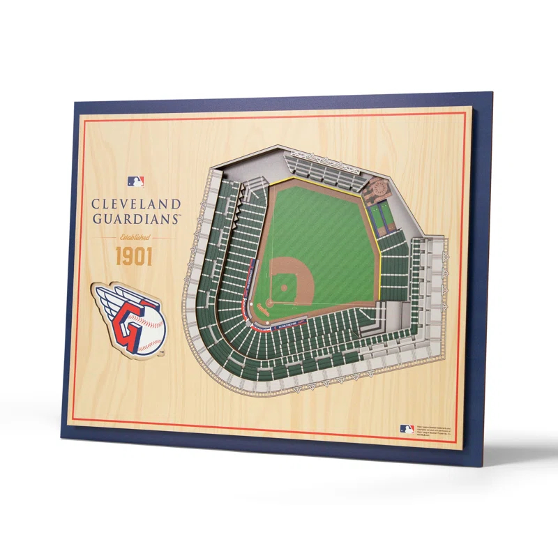 YouTheFan MLB 5-Layer StadiumViews 3D Wall Art