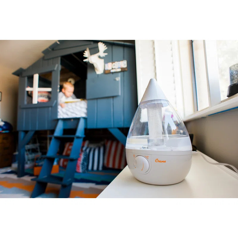 Crane USA Drop Cool-Mist Humidifier, 1 Gal.