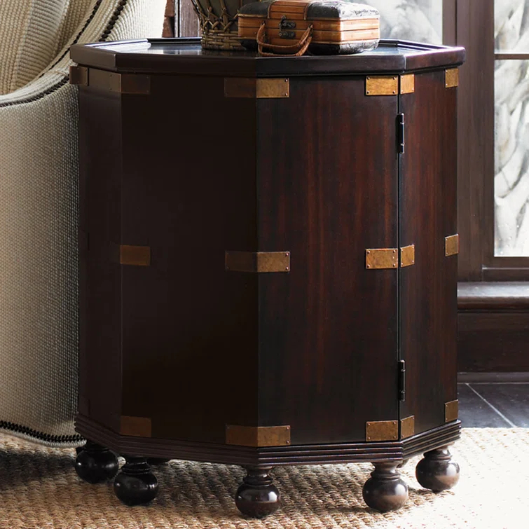 Tommy Bahama Home Royal Kahala Pacific Campaign Accent Table