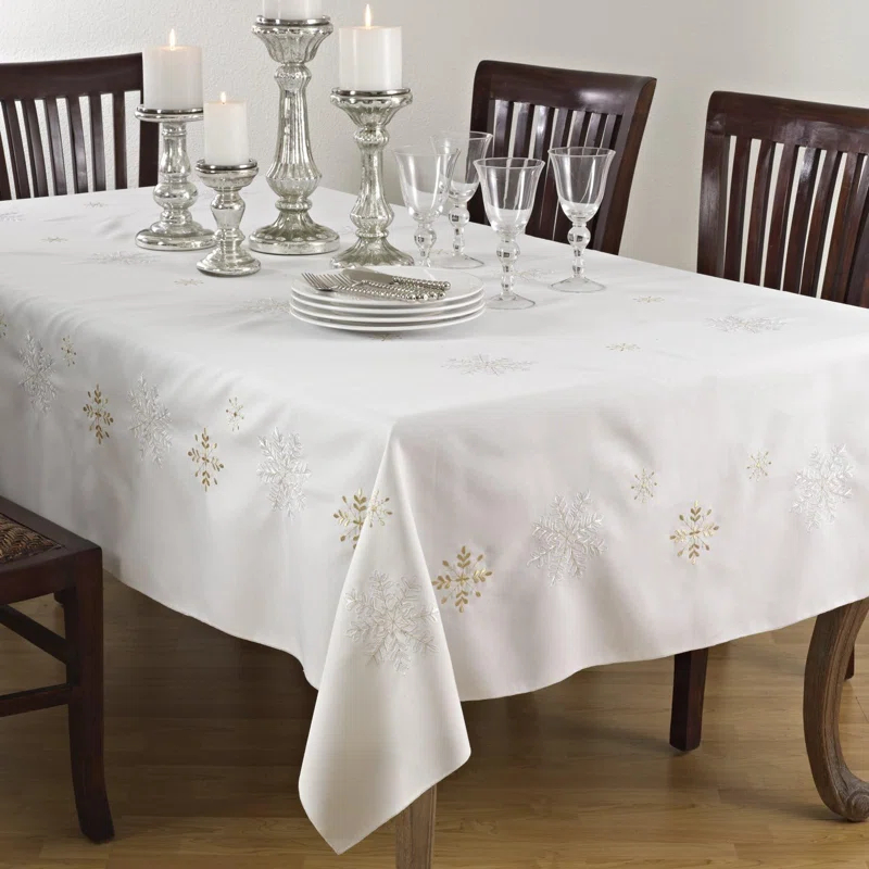 The Holiday Aisle® Sermons Geometric Christmas Tablecloth