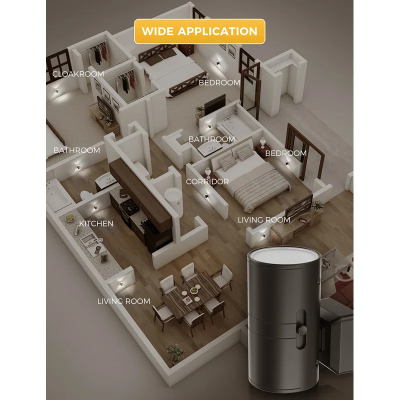 UNIVERSAL WINDOW SOLUTIONS Night Light, Bright Night Light, Night Lights Plug Into Wall, 5000K Daylight White, Dimmable Night Lights With Light Sensor, Decorative Night Lights For Hallway Bathroom Kitchen, 2 Pack