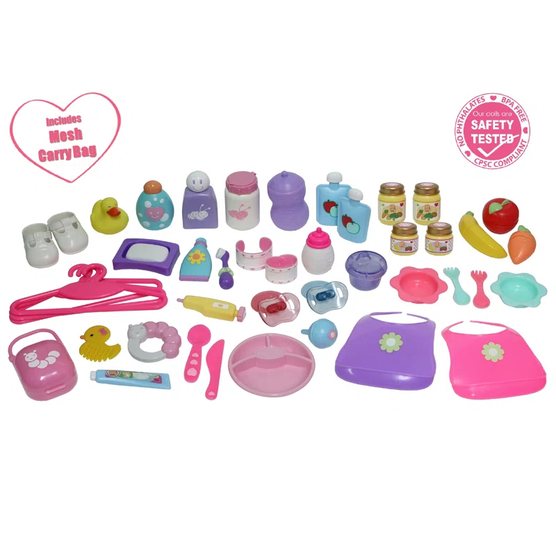 JC Toys JC Toys Baby Doll Essentials Accessory Bag