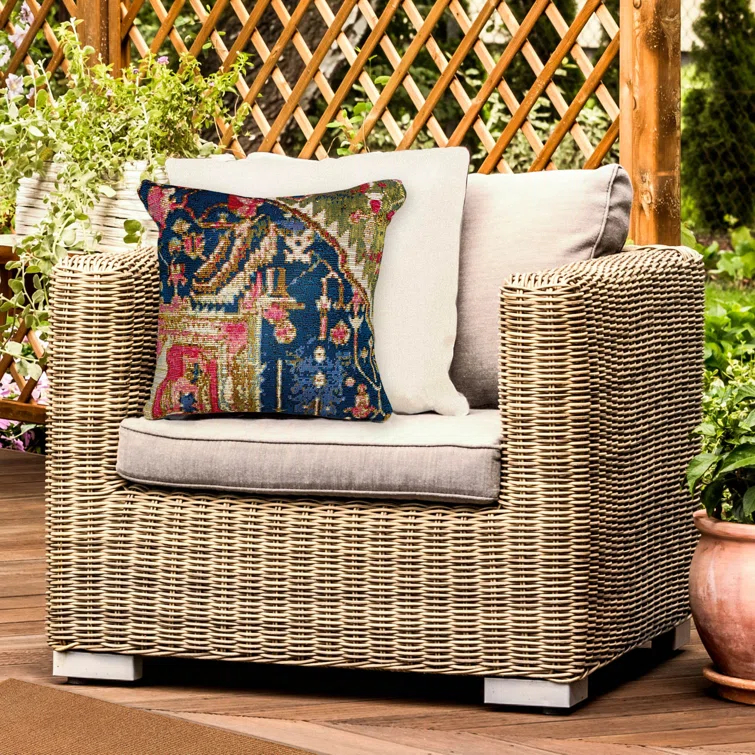 Liora Manne Abstract Indoor/Outdoor Throw Pillow