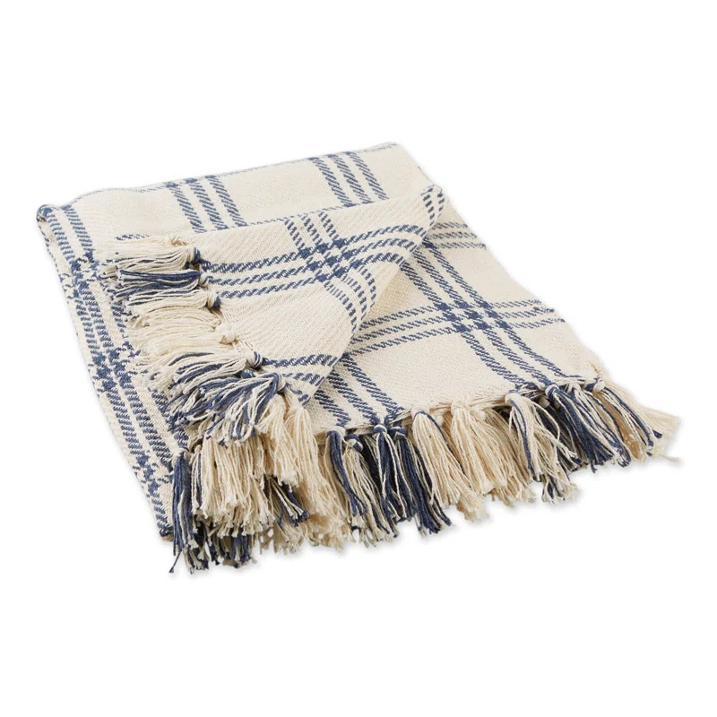 Design Imports Hand Woven Throw Blanket