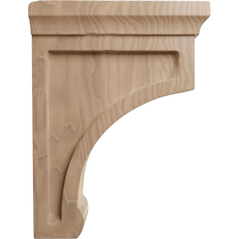 Ekena Millwork Gomez 8'' H x 2.5'' W x 6'' D Wood Bracket / Corbel