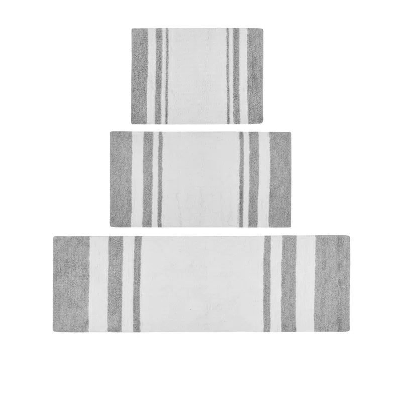 Madison Park Cotton Reversible Bath Rug