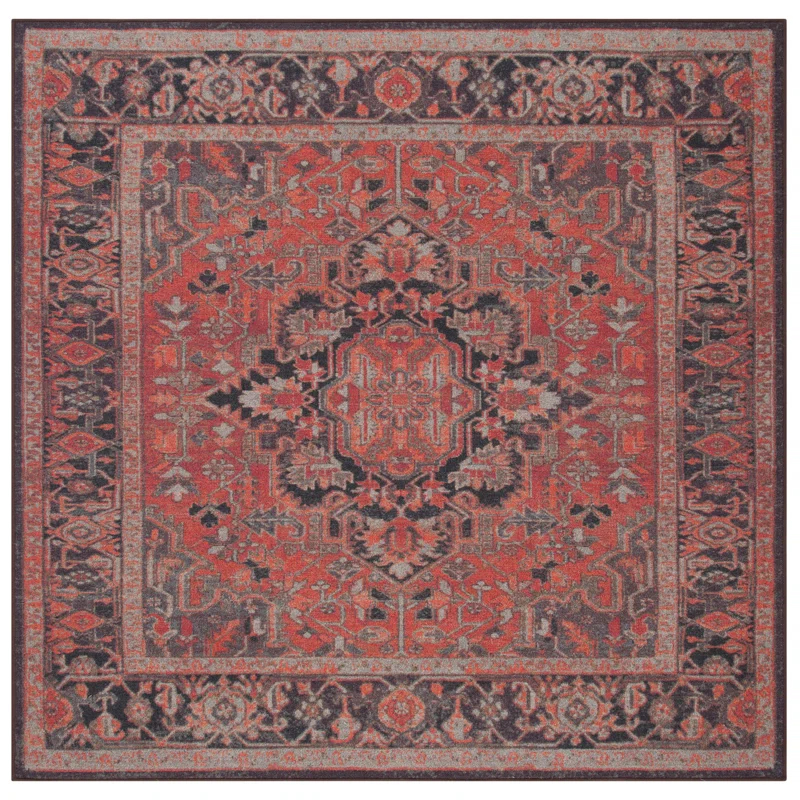 Mistana™ Adalia Oriental Red Area Rug