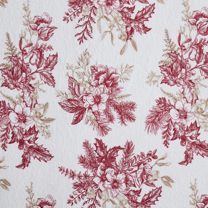 Toile 4-Piece Triple Brushed Cotton Flannel Bed Sheet Set