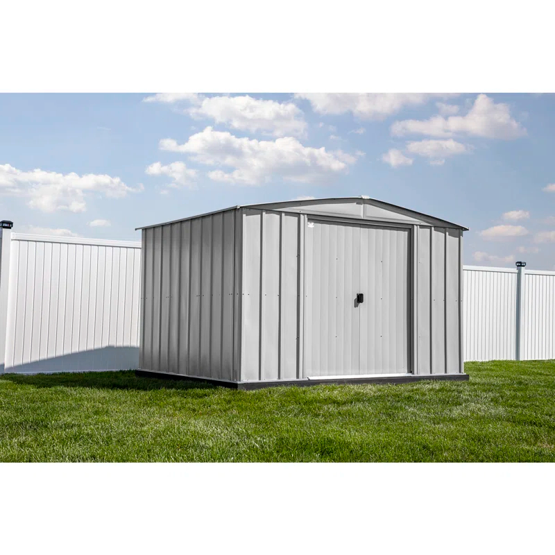 Arrow 10 ft. W x 8 ft. D Metal Storage Shed