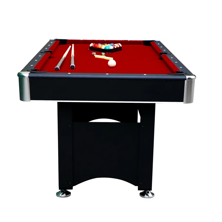 Hathaway Games Hathaway Spartan 6 Ft Pool Table, with Ping Pong Multi Game Combo Tables for Family Recreation Game Rooms - Includes Billiard Balls, Cues, Paddles, Brush & More