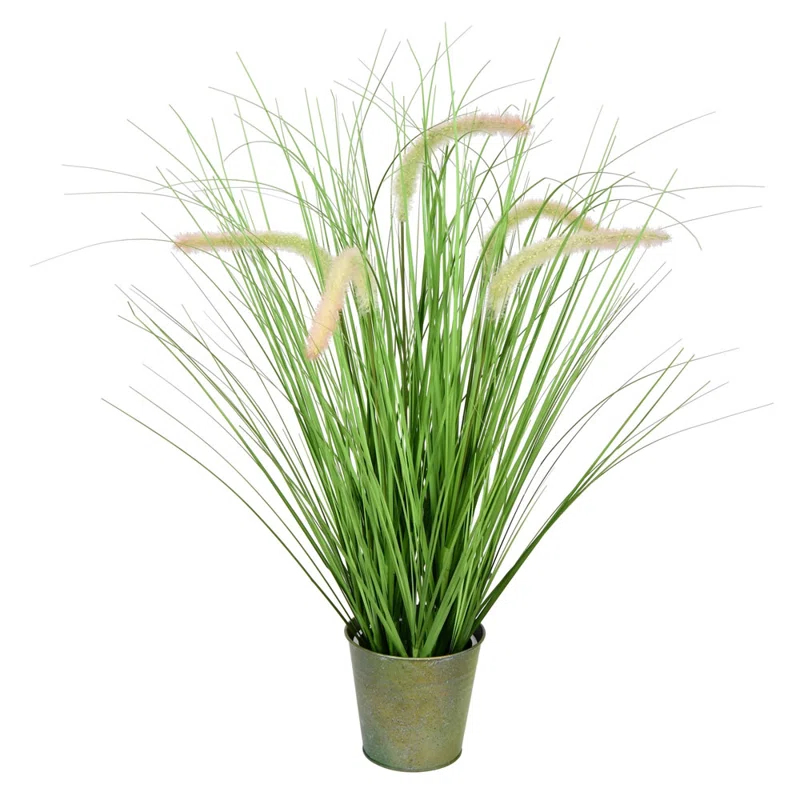 Freeport Park® 26'' Grass Tree in Metal Pot