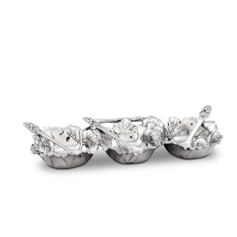 Arthur Court Designs Arthur Court Designs Grape Aluminum Condiment Server