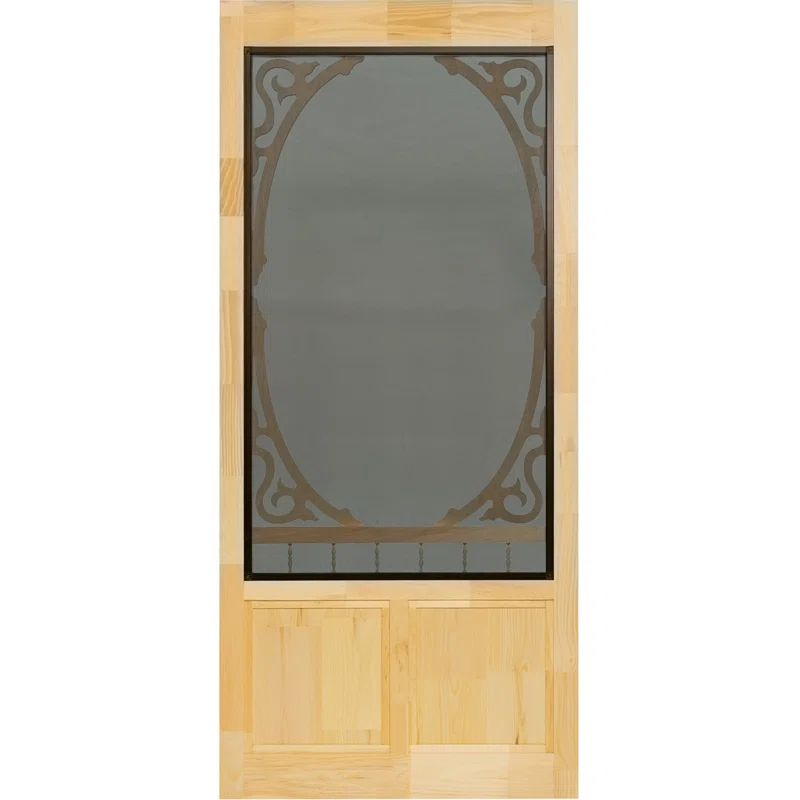 Kimberly Bay Unfinished Pine Slab Screen Doors & Reviews | Wayfair