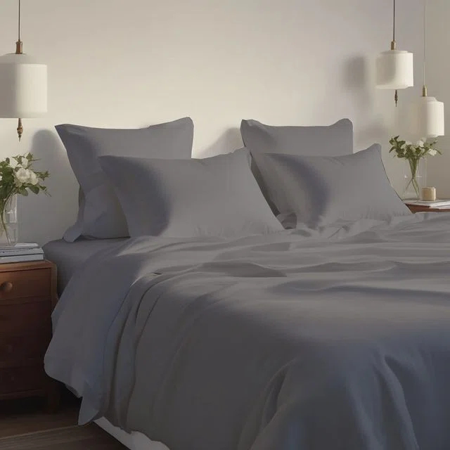 NY Textile Haus Hotel Luxurious Bamboo Blend 6-Piece Bed Sheet Set 2000 Series - 45 Colors