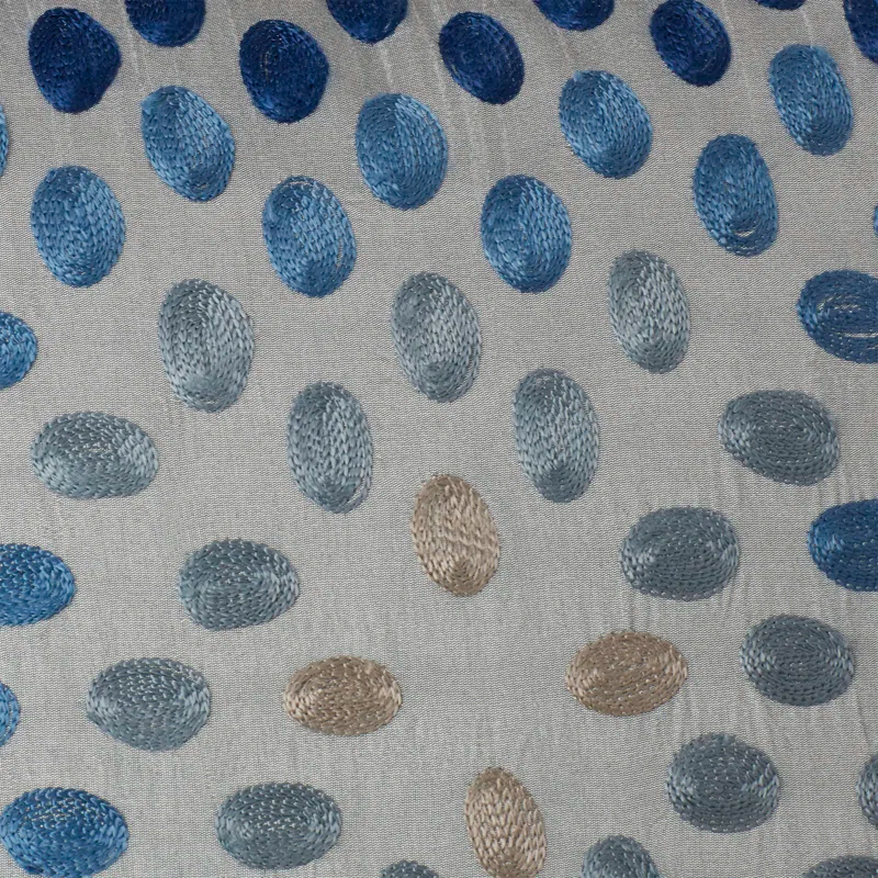 Throw Pillow with Embroidered Details