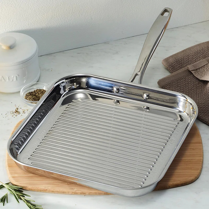 Tramontina Tramontina Gourmet Tri-Ply Clad 11" Grill Pan