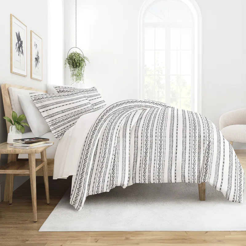 Becky Cameron Geo Threads Pattern Duvet Cover Set