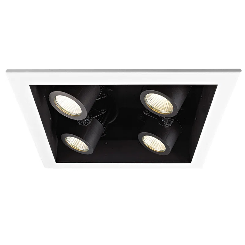 10.75'' Dimmable Multi-Spotlight Recessed Lighting Kit