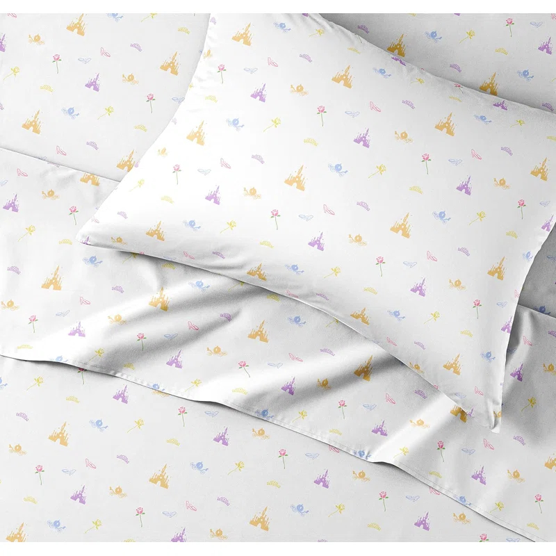 CGK Linens 4 Piece Kids Microfiber Sheet Set - Wrinkle Free - Cute, Cozy, Soft
