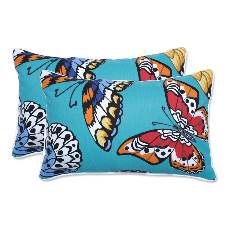 Pillow Perfect Indoor/Outdoor Reversible Throw Pillow (Set of 2)