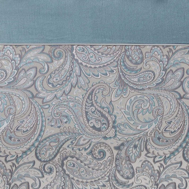 Madison Park Aubrey Paisley Jacquard Shower Curtain
