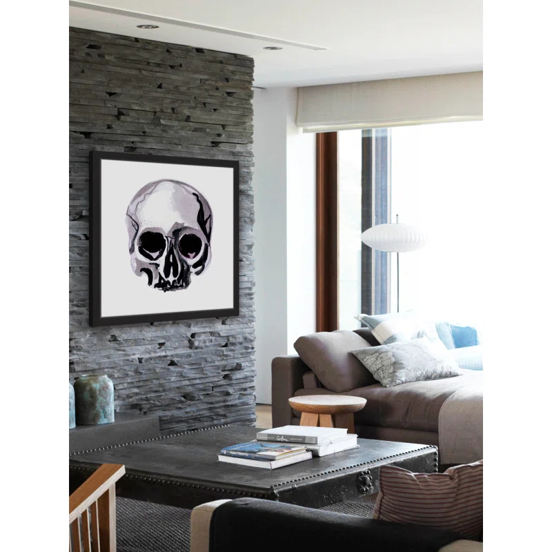 House of Hampton® " Watercolor Skull " by Molly Rosner