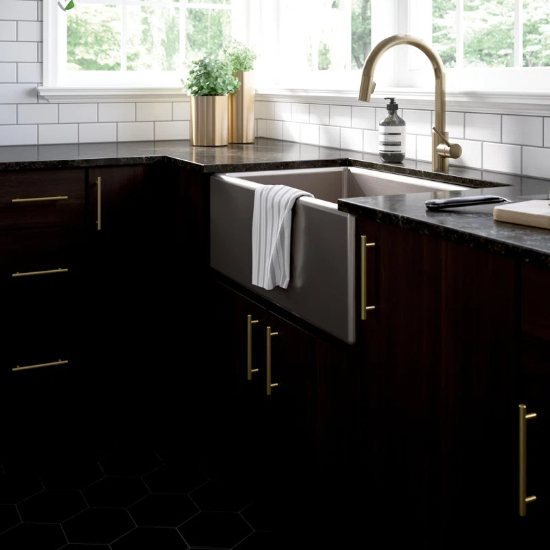 Franklin Brass Simple Round Bar Cabinet Drawer Pull (Set of 30)