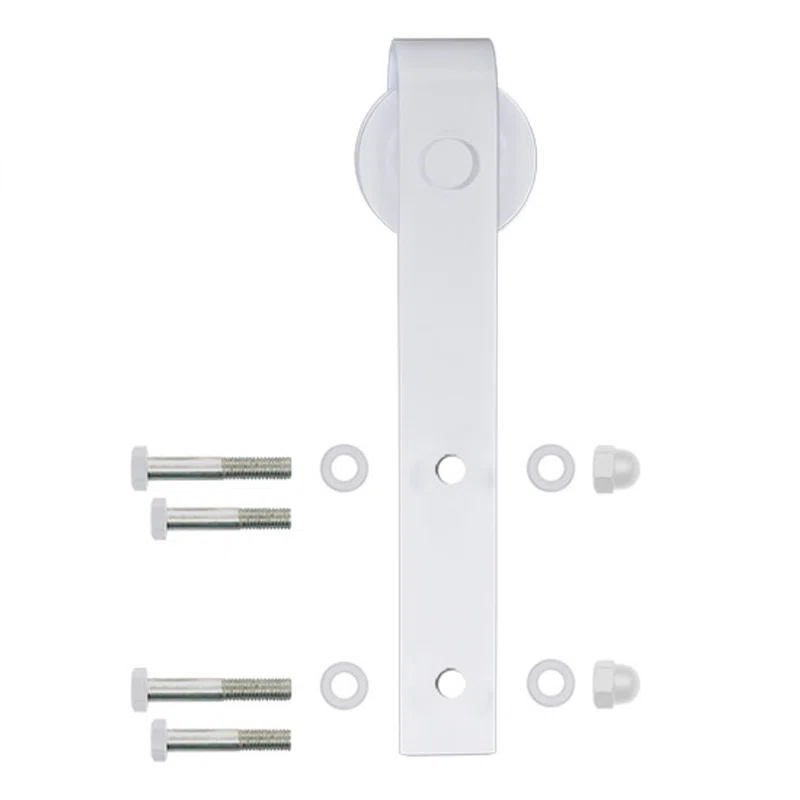 Quiet Glide 96 inch Standard Single Barn Door Hardware Kit (Door Not Included)