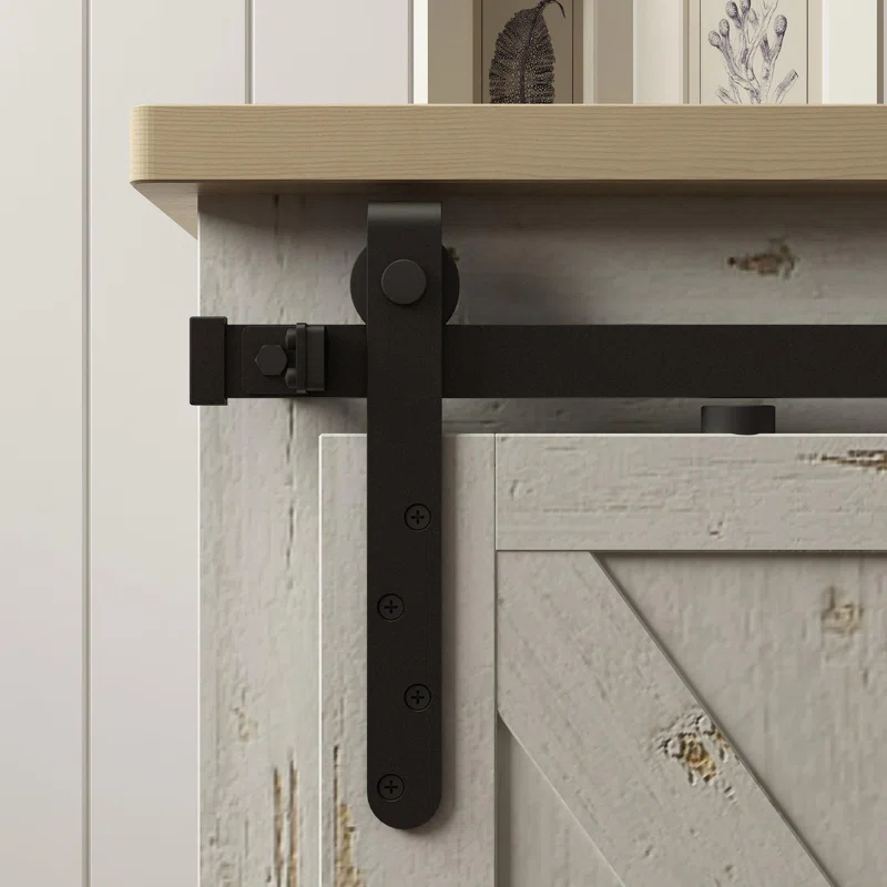 American Pro Decor Classic Strap Additional Rollers for Mini Sliding Barn Doors