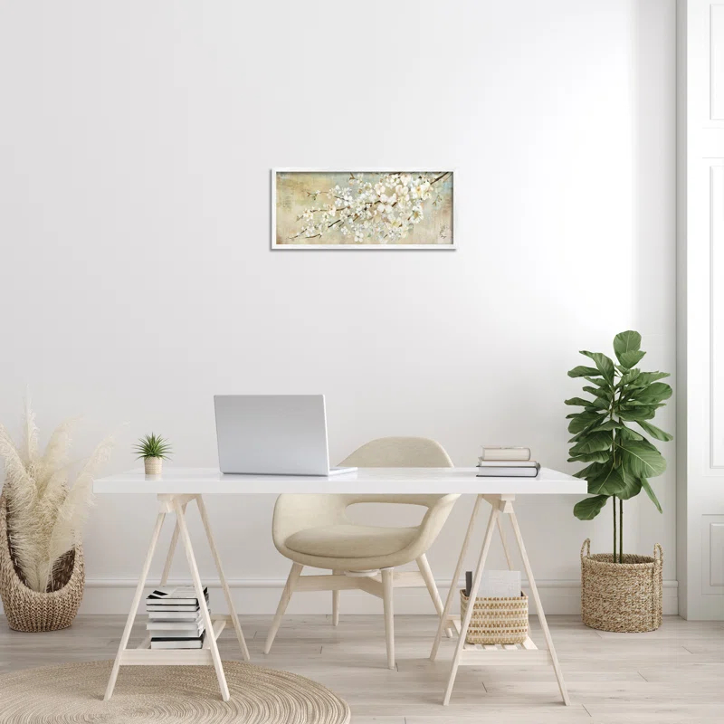 Stupell Industries Blooming Flower Tree Branch Painting Giclee Art by Main Line Studio