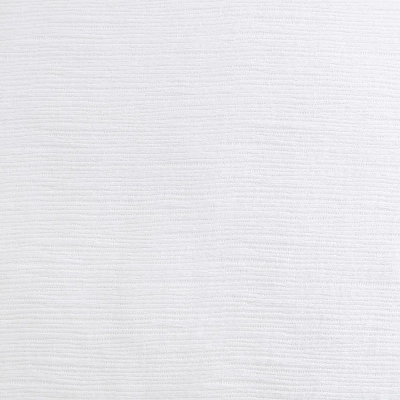 Vera Wang Vera Wang Solid Textured Pleats White Duvet Cover Set
