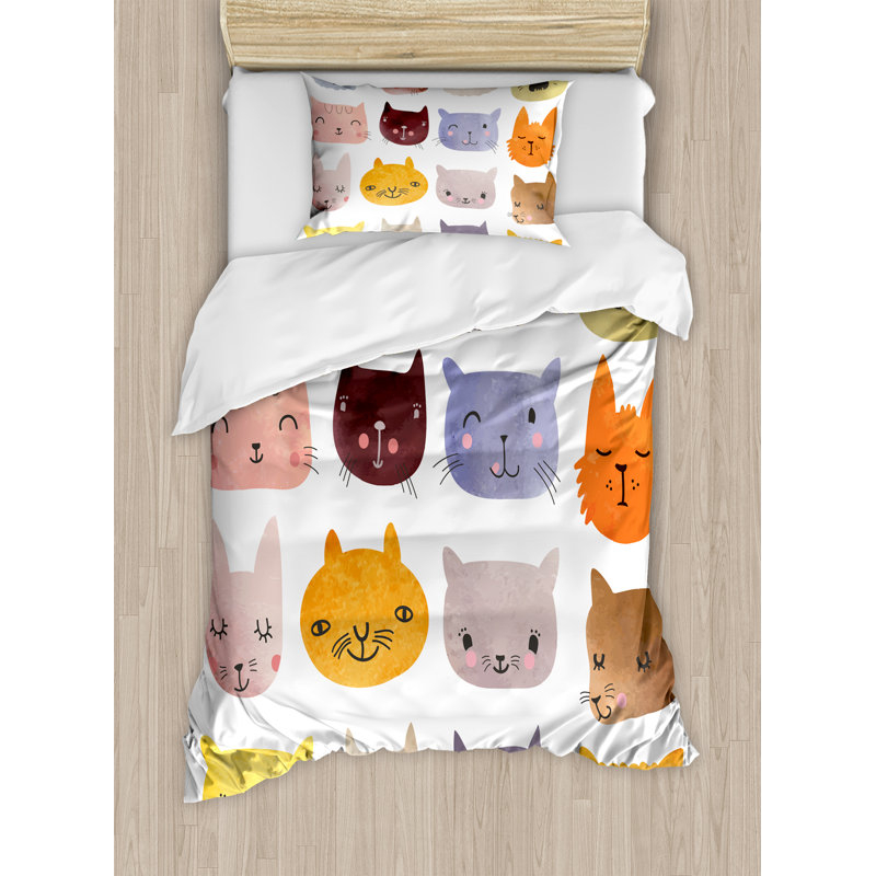 Cat Modern & Contemporary Duvet Cover Set