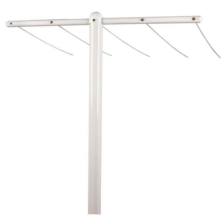 Rebrilliant Metal Clothesline Pole