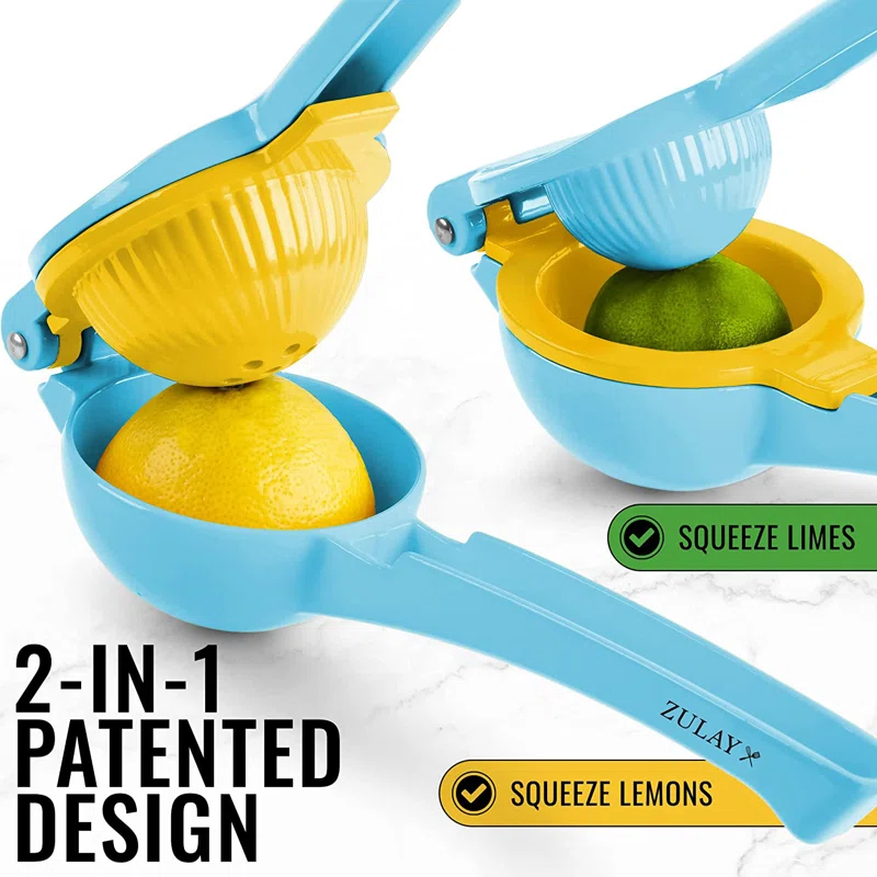 Zulay Kitchen Zulay Kitchen 2-in-1 Manual Lemon Squeezer Manual Juicer Citrus Press