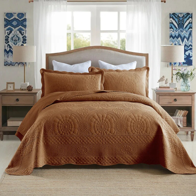 MarCielo Tfshasta Cotton Twill Patchwork Quilt Set