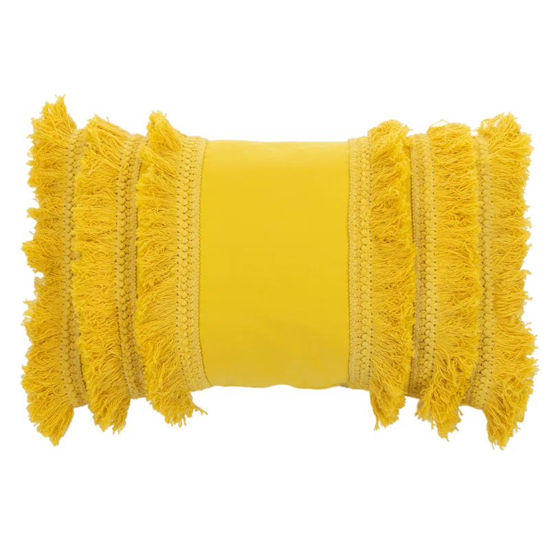 Safavieh Fringed Cotton Throw Pillow