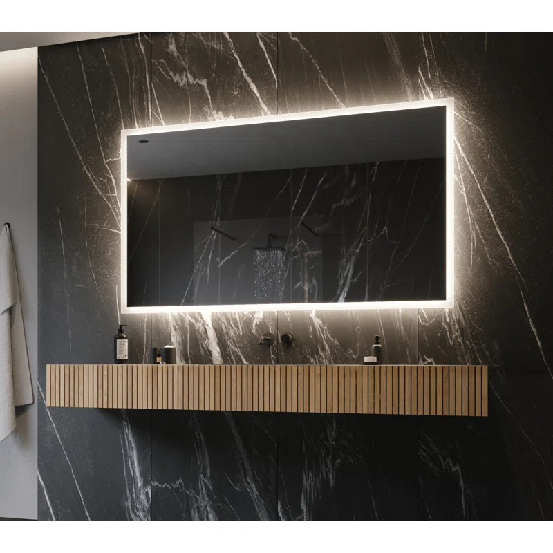 Paris Mirror Rectangle Galaxy LED Lighted Mirror Dimmable 6000K