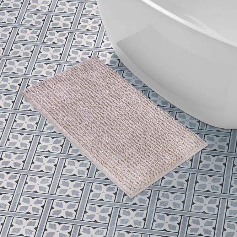 Laura Ashley Laura Ashley Butter Chenille Bath Rug