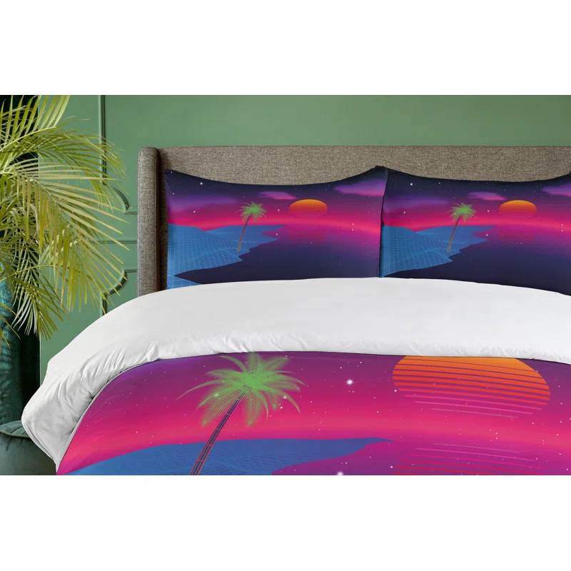 Ambesonne Microfiber Duvet Cover Set | Wayfair