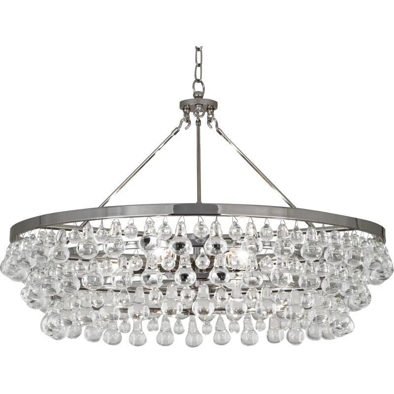 Robert Abbey Bling 6 - Light Dimmable Geometric Chandelier