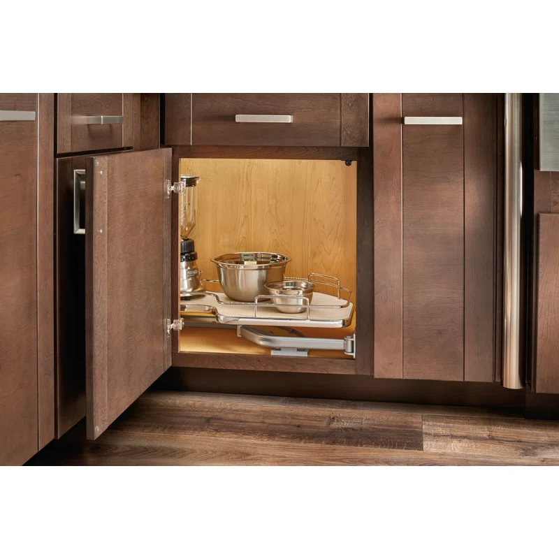 Rev-A-Shelf Contemporary Cloud Blind Corner Organizer for Blind Left Cabinet